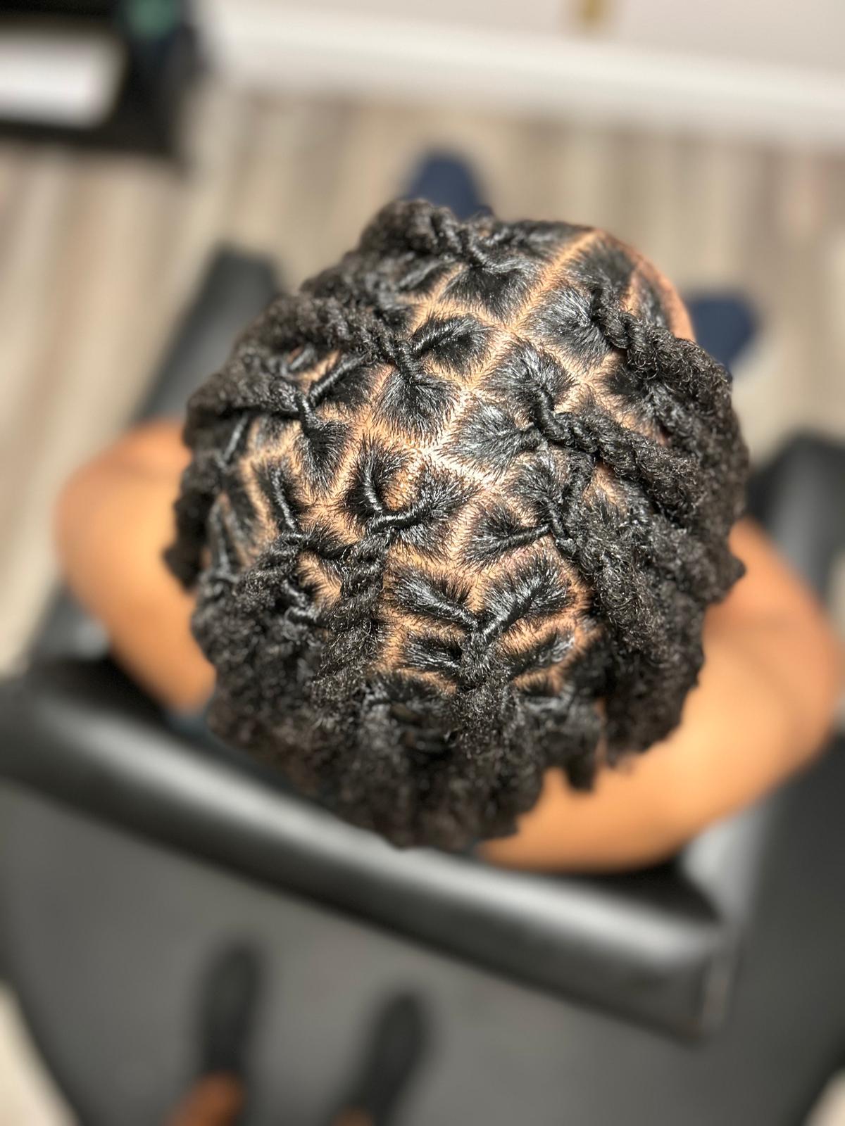 Incredibly detailed geometric parting patterns demonstrating mathematical precision in sectioning